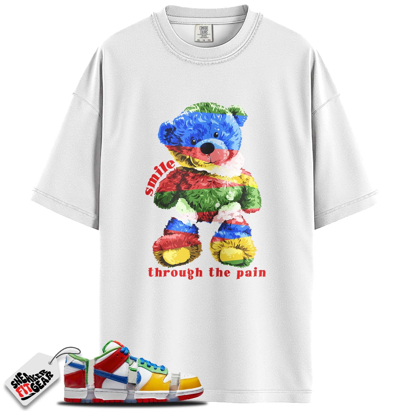 SB Dunk Low Sandy Bodecker Match Shirts, SMILE To Match SB Dunk Low Sandy Bodecker