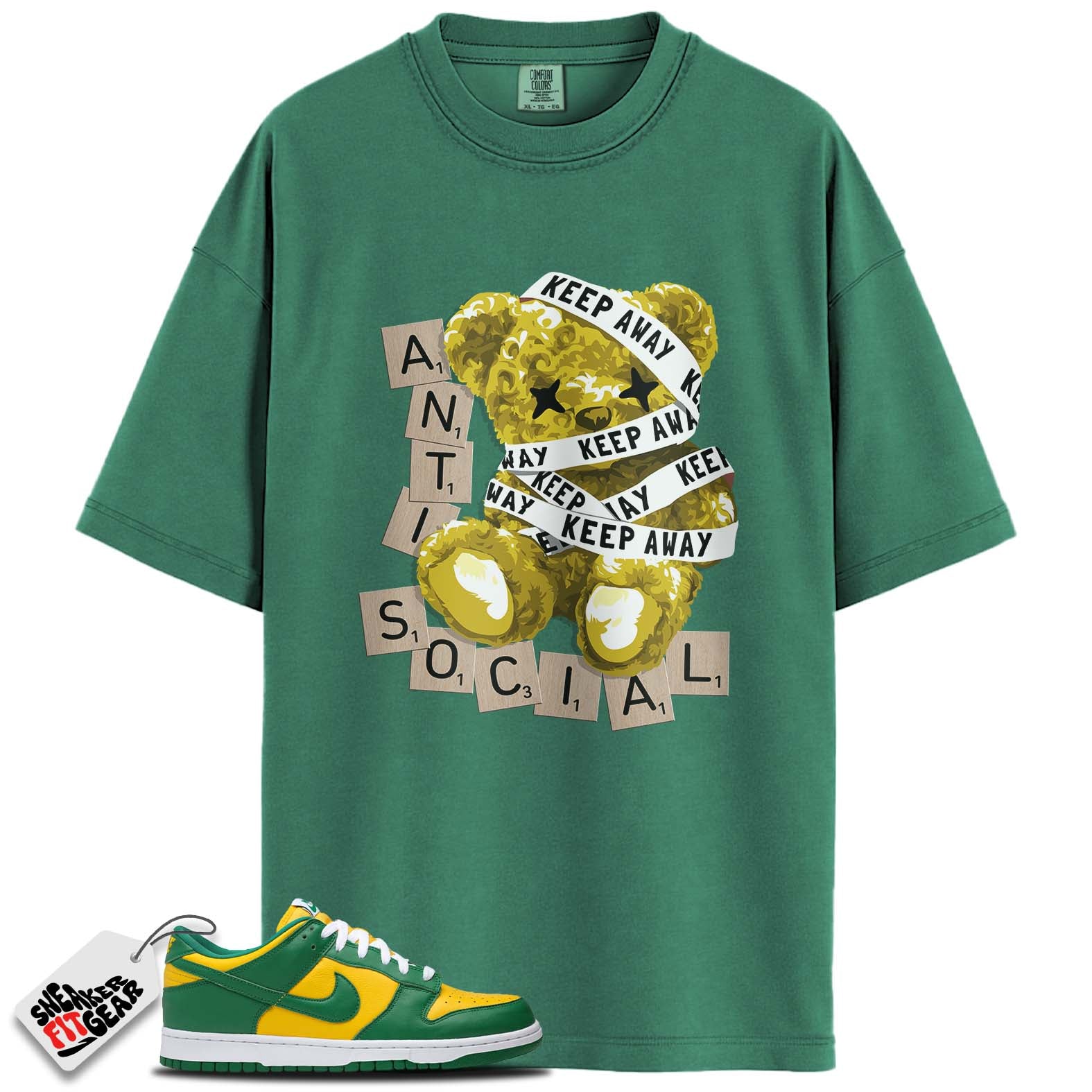 Dunk Low Brazil Match Shirts, ANTI SOCIAL To Match Dunk Low Brazil Main image