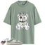 Dunk Low Mica Green Match Shirts, BEARKING To Match Dunk Low Mica Green
