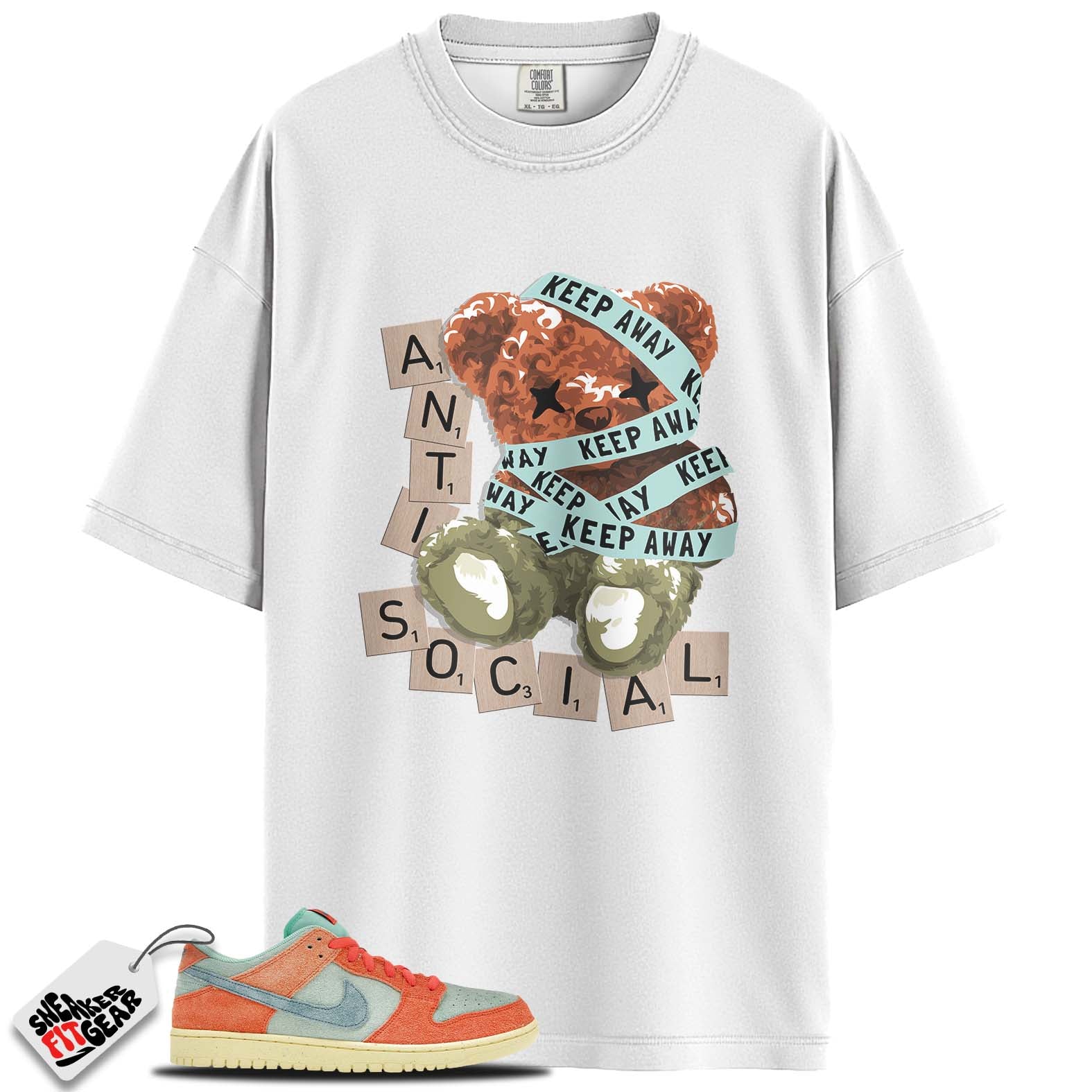 SB Dunk Low Orange Emerald Rise Match Shirts, ANTI SOCIAL To Match SB Dunk Low Orange Emerald Rise Main image
