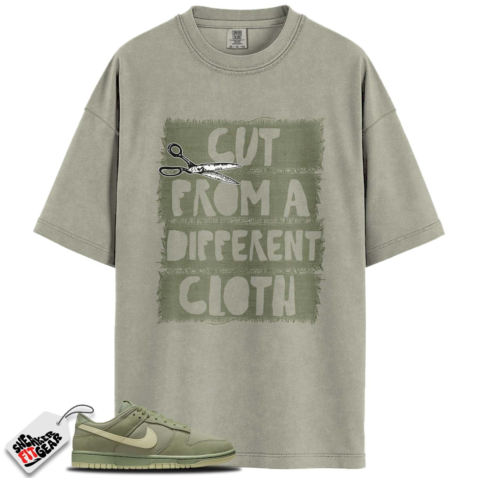 Dunk Low Retro Premium Oil Green Olive Aura Match Shirts, DIFFERENT CLOTH To Match Dunk Low Retro Premium Oil Green Olive Aura Main image