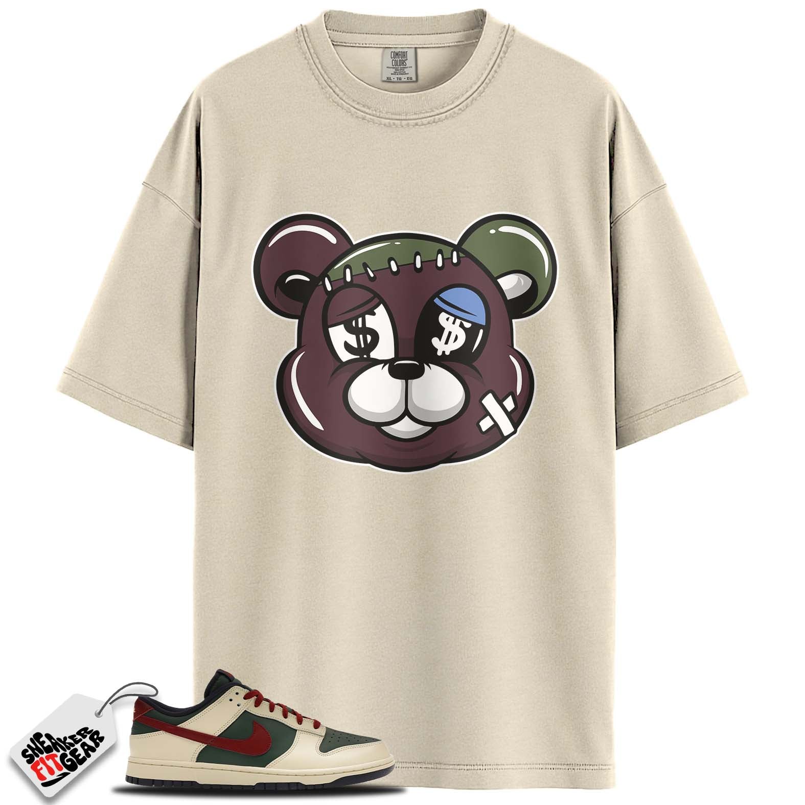 Dunk Low Retro From Nike To You Fir Green Match Shirts, STITCH To Match Dunk Low Retro From Nike To You Fir Green Main image
