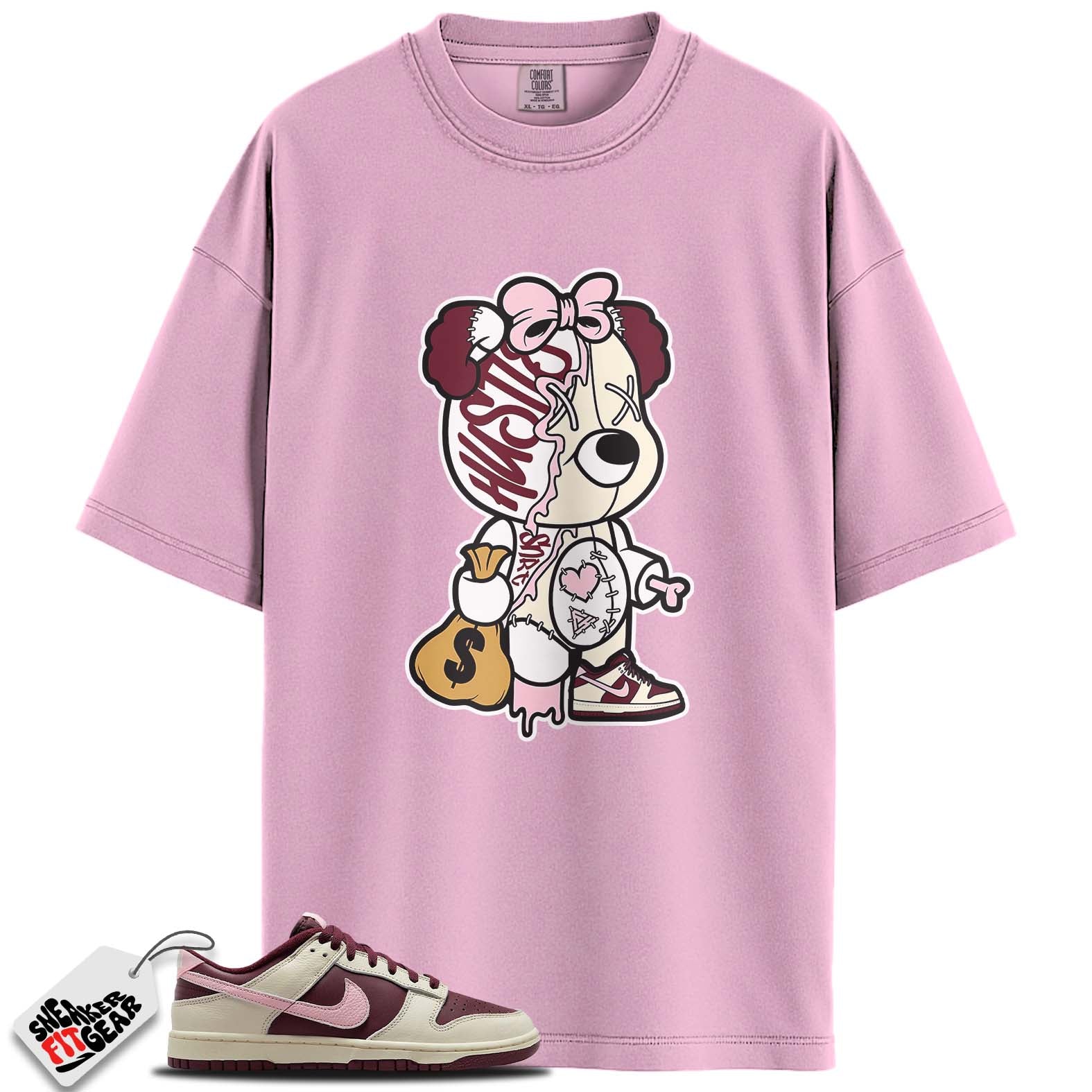 Dunk Low Retro PRM Valentine's Day 2023 Match Shirts, HUSTLE BEAR To Match Dunk Low Retro PRM Valentine's Day 2023 Main image