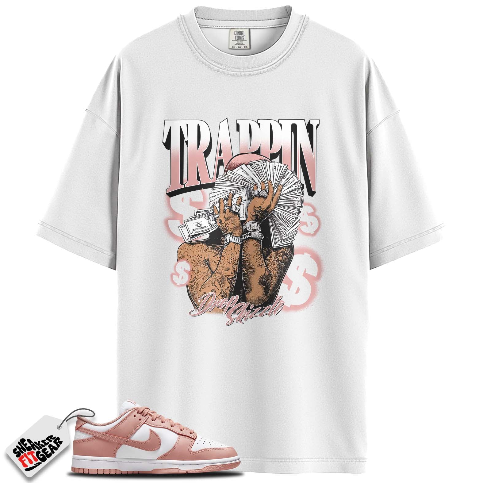 Dunk Low Rose Whisper Match Shirts, TRAPPIN To Match Dunk Low Rose Whisper