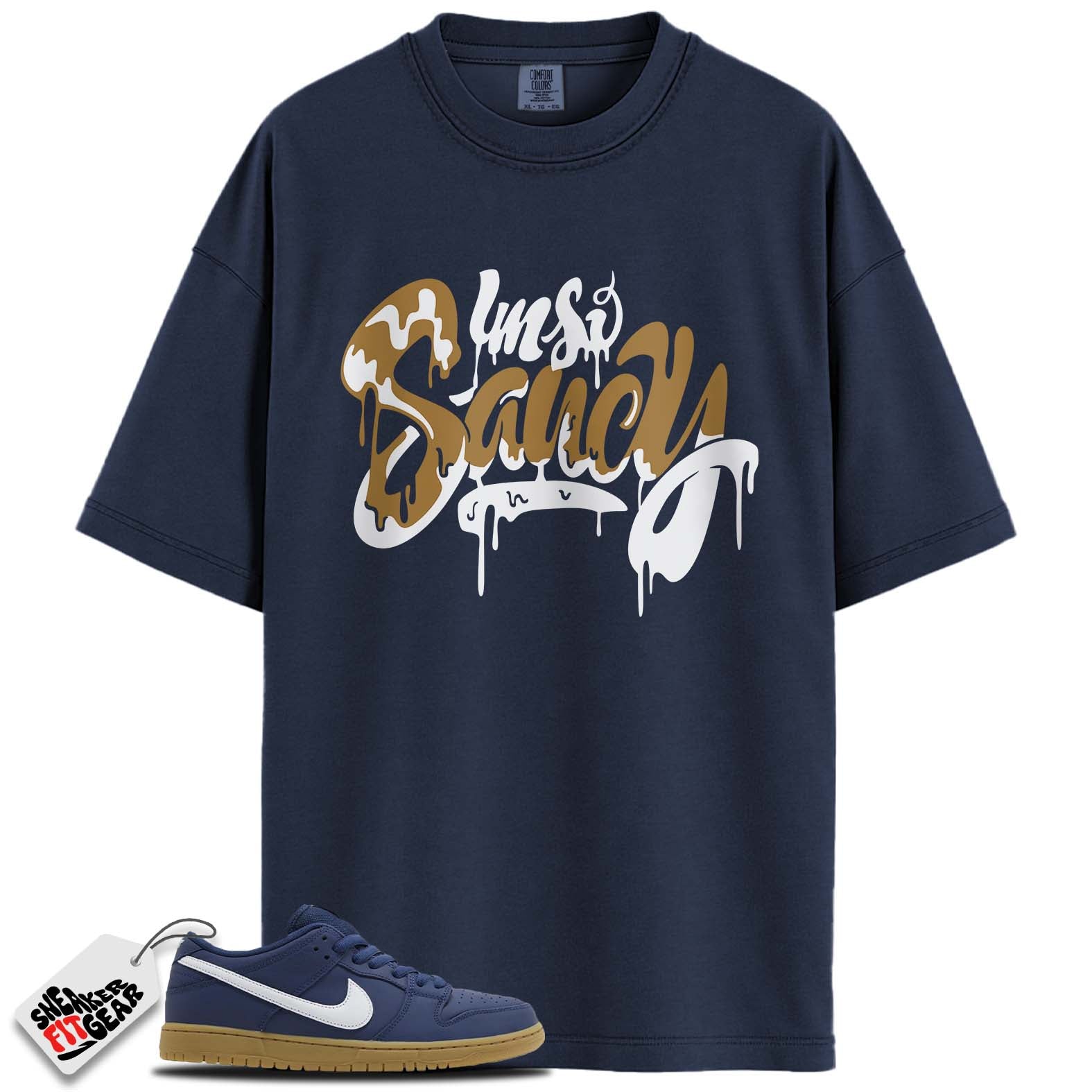 SB Dunk Low Navy Gum Match Shirts, SAUCY To Match SB Dunk Low Navy Gum Main image