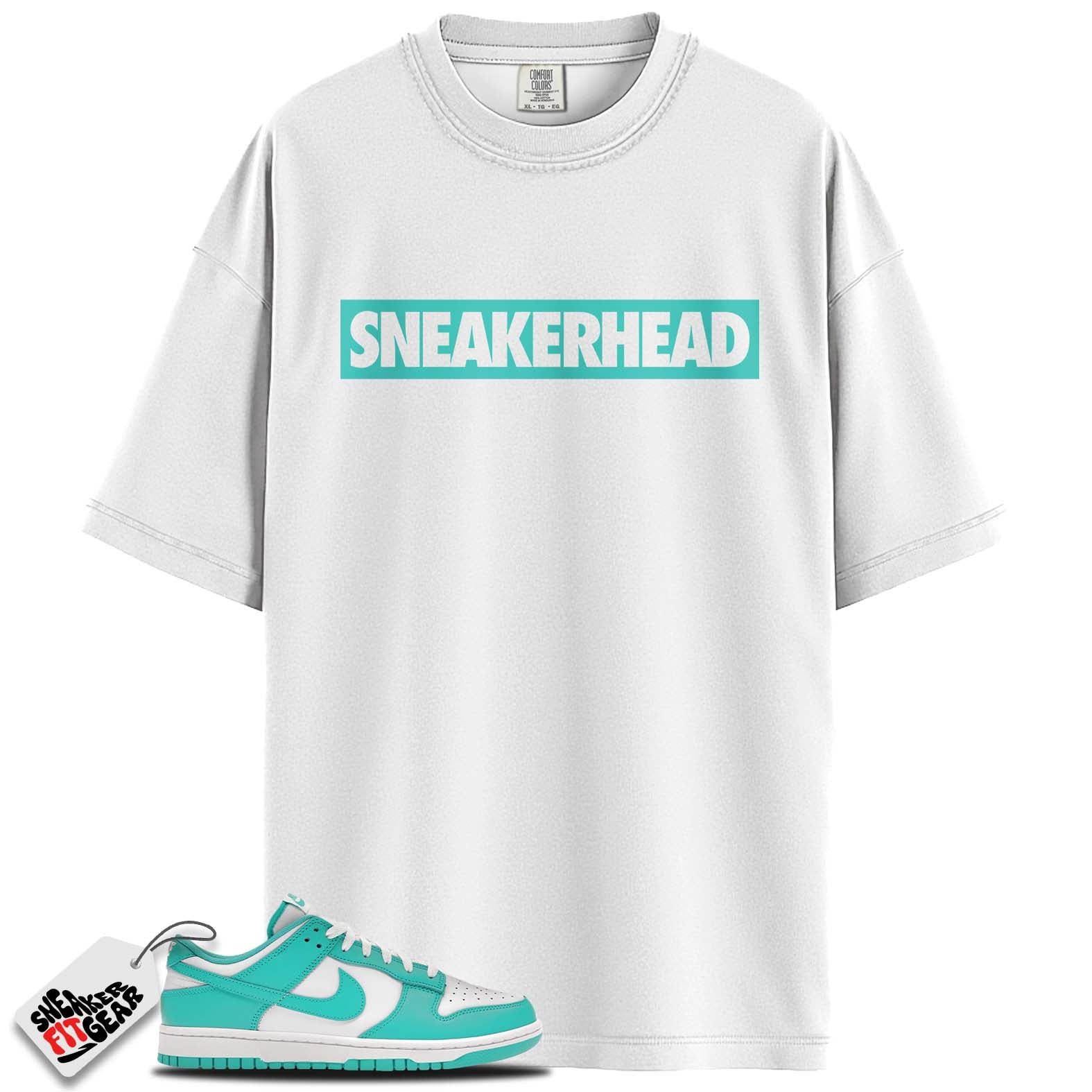 Dunk Low Clear Jade Match Shirts, SNEAKERHEAD To Match Dunk Low Clear Jade Main image