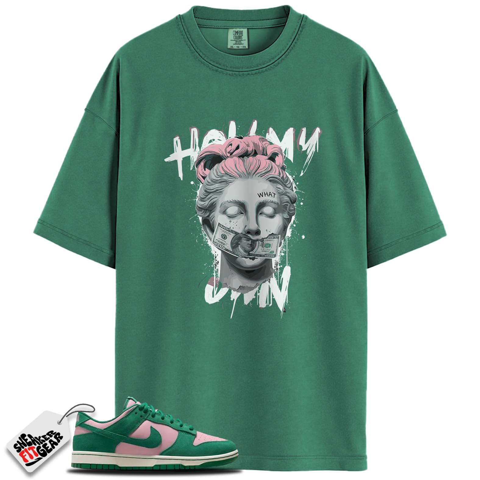 Dunk Low Retro SE Medium Soft Pink Malachite Match Shirts, HOLD MY OWN To Match Dunk Low Retro SE Medium Soft Pink Malachite