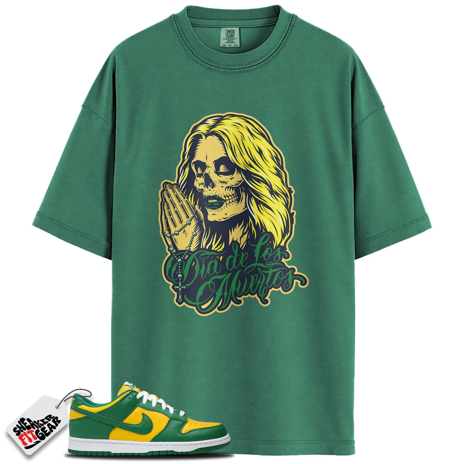 Dunk Low Brazil Match Shirts, PRAY To Match Dunk Low Brazil