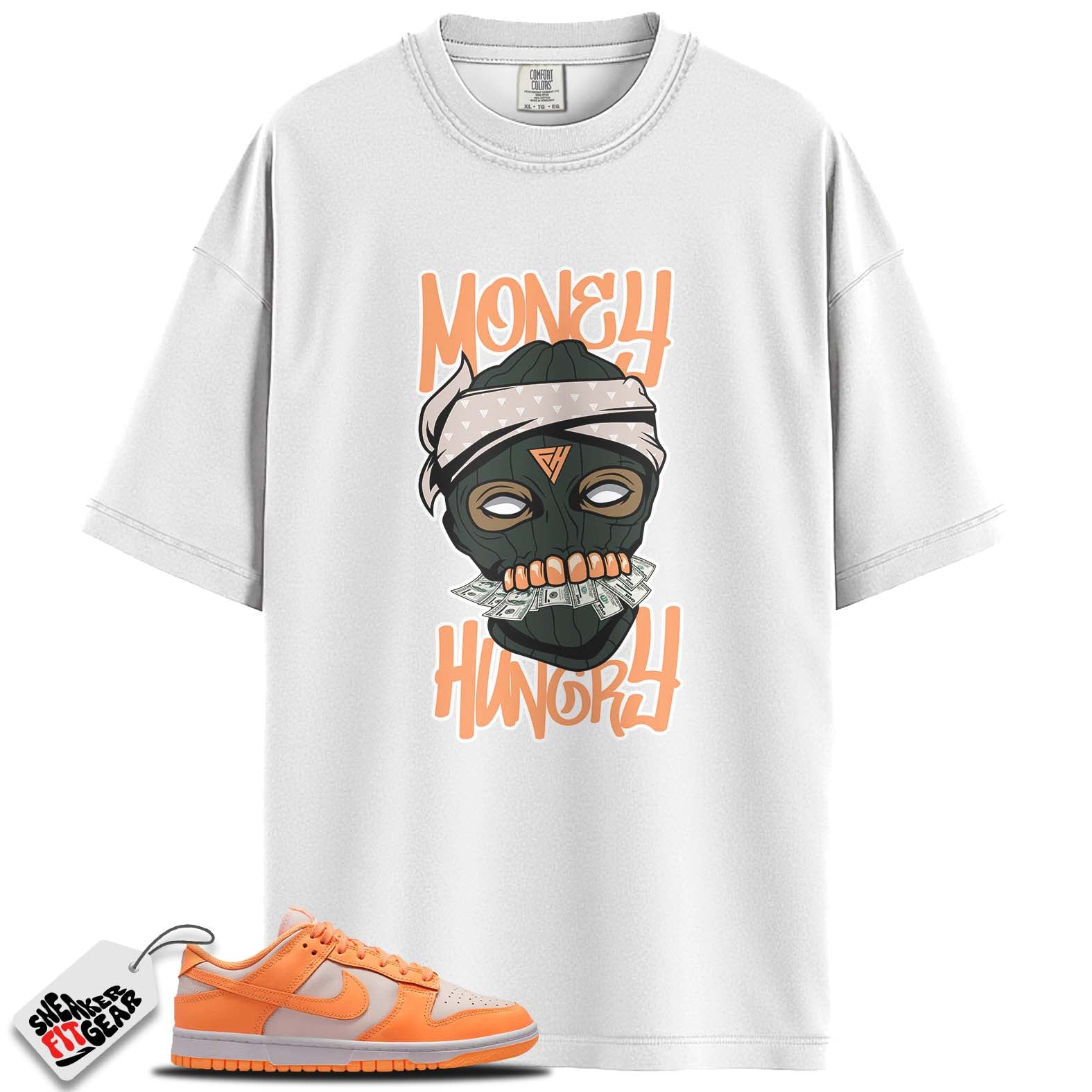 Dunk Low Peach Cream Match Shirts, MONEY HUNGRY To Match Dunk Low Peach Cream Main image