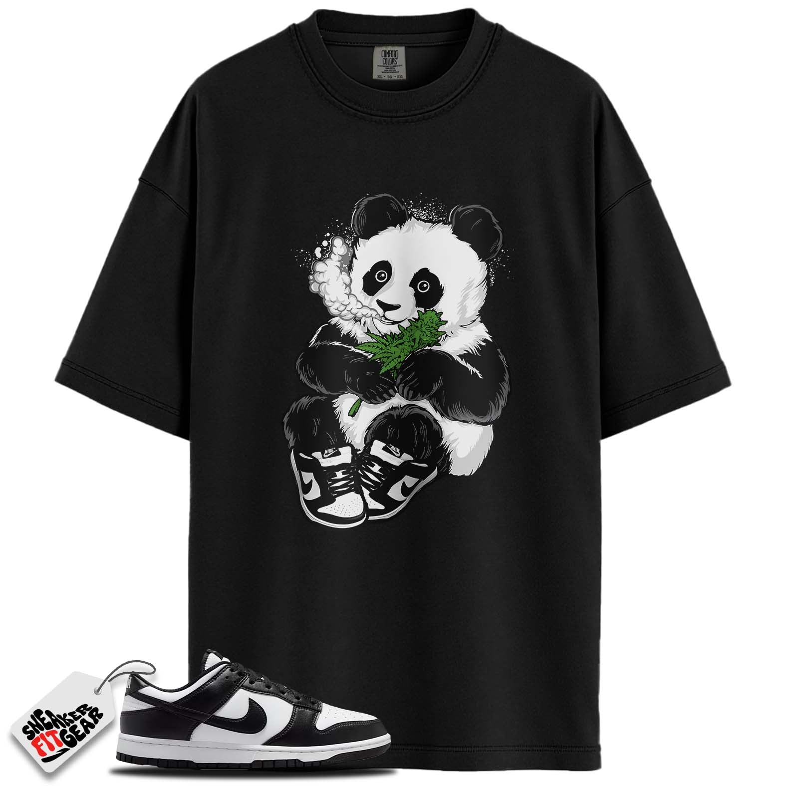 Dunk Low Retro White Black Panda Match Shirts, PANDA To Match Dunk Low Retro White Black Panda