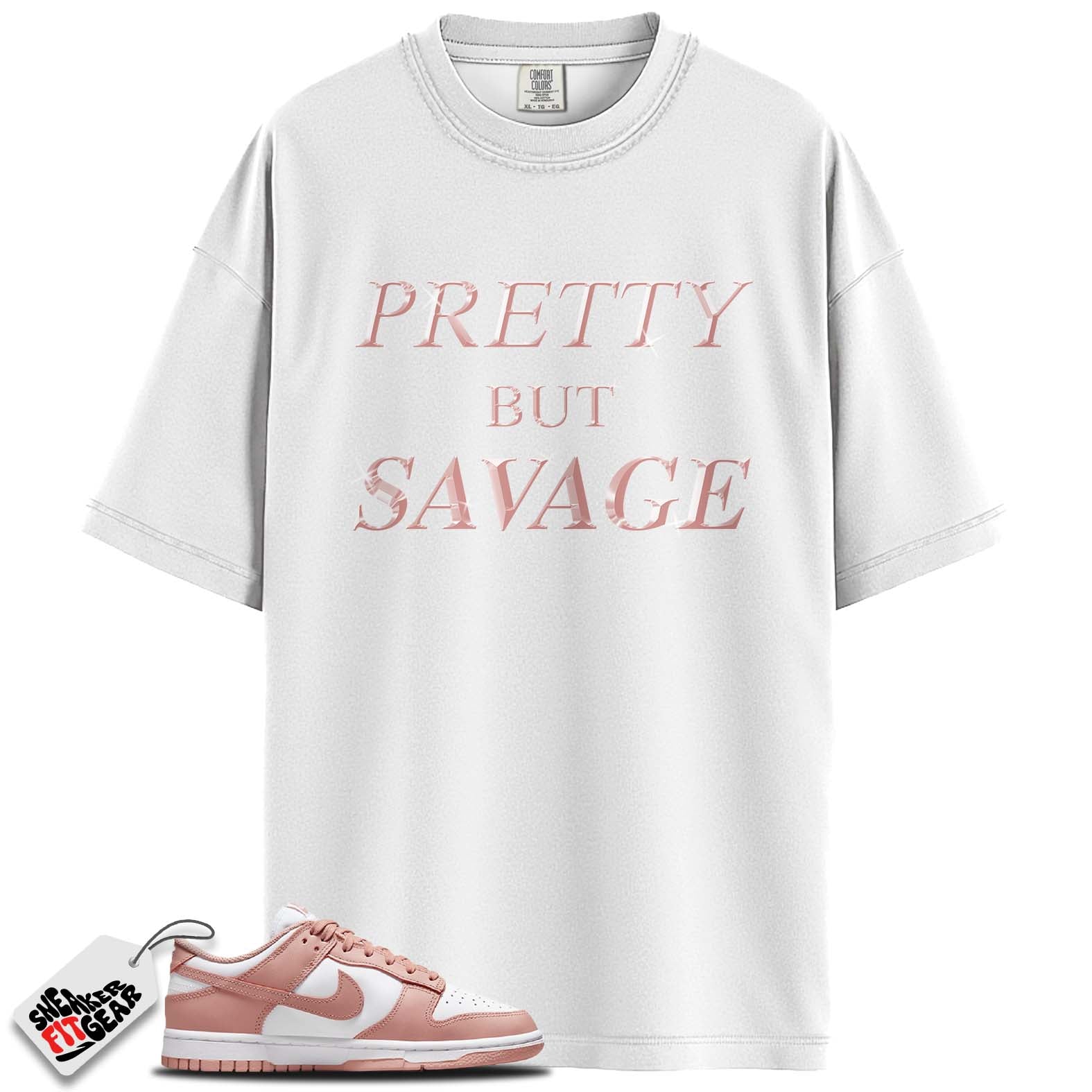 Dunk Low Rose Whisper Match Shirts, SAVAGE To Match Dunk Low Rose Whisper
