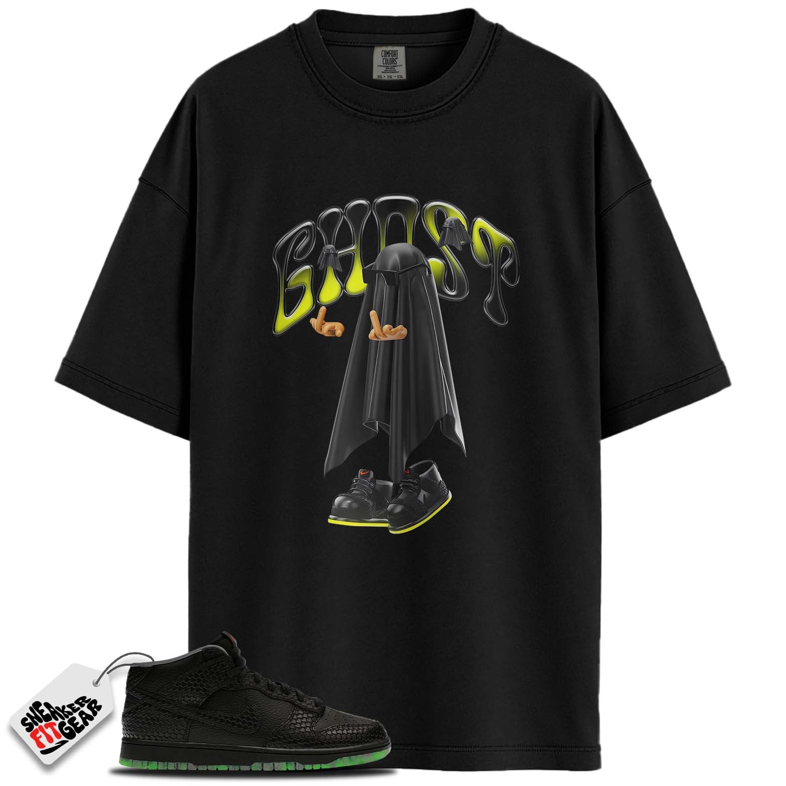 Dunk Mid Premium Halloween Headless Horseman Match Shirts, GHOST To Match Dunk Mid Premium Halloween Headless Horseman